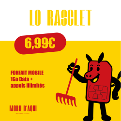 Lo Rasclet - Forfait Catalan illimité 1Go Data