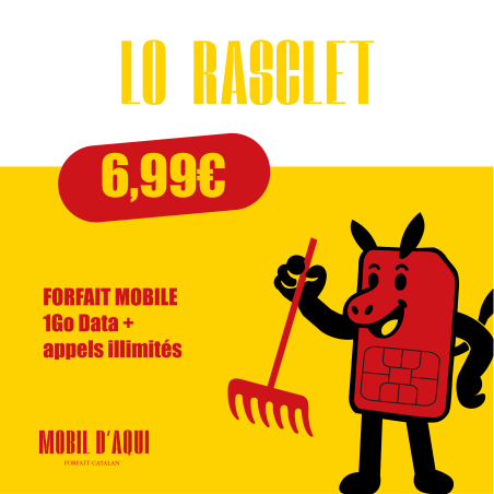 Lo Rasclet - Forfait Catalan illimité 1Go Data