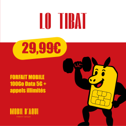 Lo Tibat - Forfait Catalan 5G illimité 100Go Data