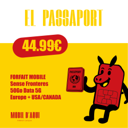 El Passaport - Forfait Catalan Travel 5G 50Go