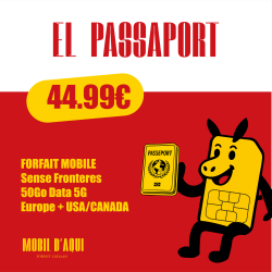 El Passaport - Forfait Catalan Travel 5G 50Go