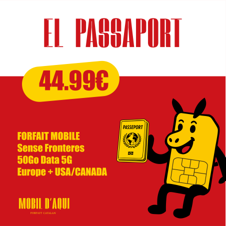 El Passaport - Forfait Catalan Travel 5G 50Go