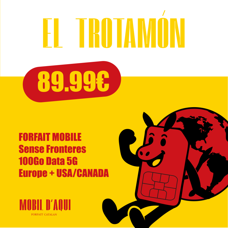 El Trotamon - Forfait Catalan Travel 5G 100Go