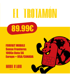 El Trotamón - Forfait Catalan Voyage 5G 100Go