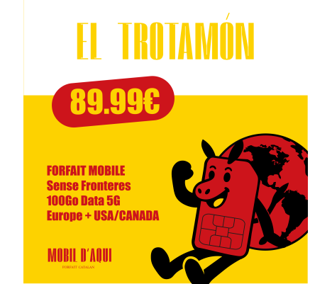 El Trotamón - Forfait Catalan Voyage 5G 100Go