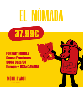 El Nòmada - Forfait Catalan Voyage 5G 30Go