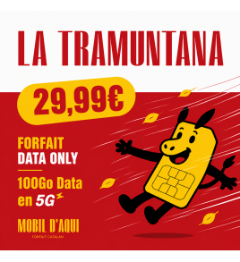 La Tramuntana - Forfait Catalan 5G Data Only 100Go
