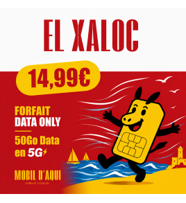 El Xaloc - Forfait Catalan 5G Data Only 50Go