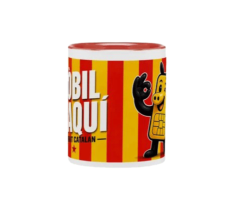 Mug Mobil d'Aqui avec impression couleur à 360°