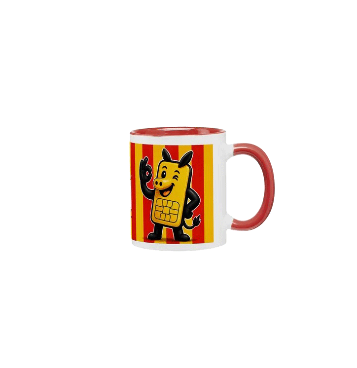 Mug Mobil d'Aqui avec impression couleur à 360°