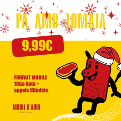 Pa amb Tomata - Forfait Catalan illimité 10Go Data