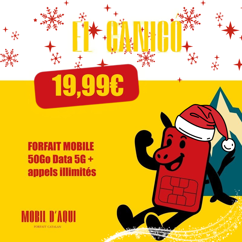 El Canigo - Forfait Catalan 5G illimité 50Go Data