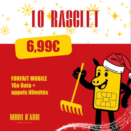 Lo Rasclet - Forfait Catalan illimité 1Go Data