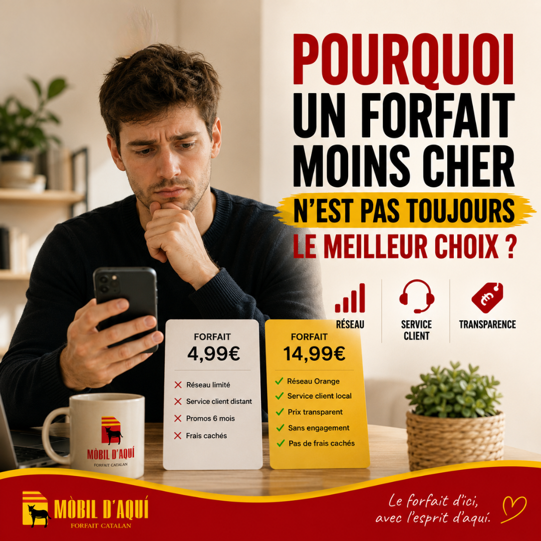 Pourquoi un forfait moins cher n'est pas toujours le meilleur choix ?