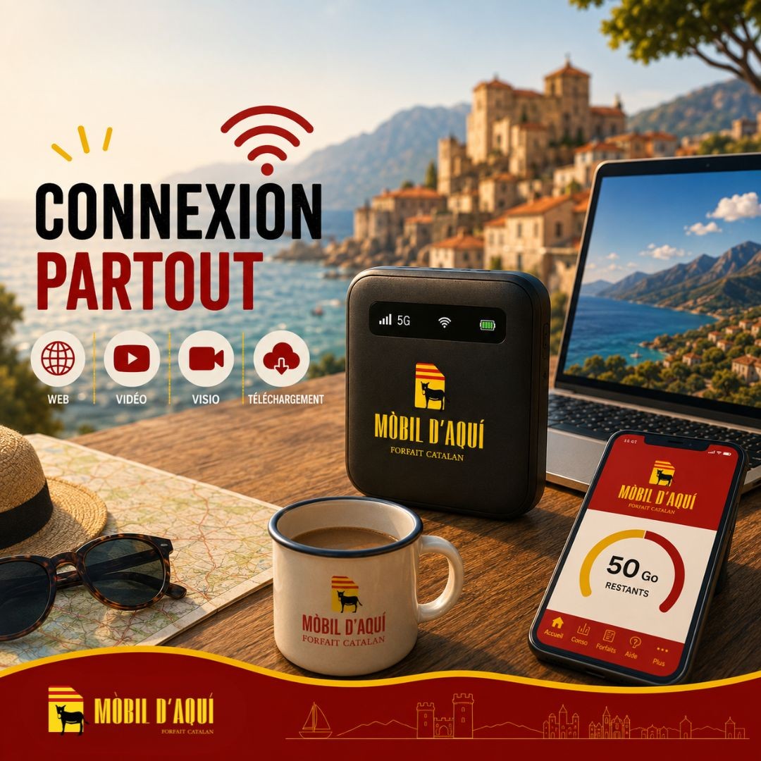 Combien de Go consomme un partage de connexion ?